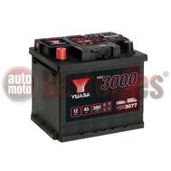 YUASA YBX3077 12V Capacity  45Ah  380A Yuasa SMF Battery