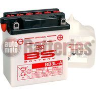 Μπαταρία Μοτοσυκλέτας BS-BATTERY  BB3L-A  DRY 3.2AH 30EN Αντιστοιχία YB3L-A