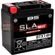 Μπαταρία Μοτοσυκλέτας BS-BATTERY BTX14H SLA Max 14.7AH  220EN Αντιστοιχία  YTX14H-BS