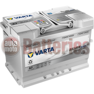 Μπαταρία Αυτοκινήτου VARTA Silver Dynamic AGM Technology A7  Start Stop  12V 70AH-760A-Εκκίνησης