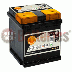 Μπαταρία Αυτοκινήτου Continent Premium Power L0 44  12V  44Ah  440EN Εκκίνησης