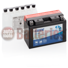 Exide AGM YT9B-BS Motorbike & Sport Battery ET9B-BS