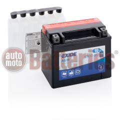 Exide AGM YTX12-BS Motorbike & Sport Battery ETX12-BS