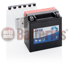 Exide AGM YTX16-BS Motorbike & Sport Battery ETX16-BS