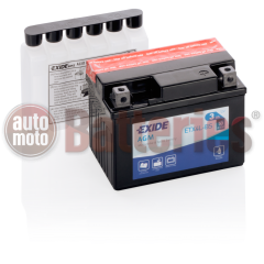 Exide AGM YTX4L-BS Motorbike & Sport Battery ETX4L-BS