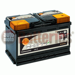Μπαταρία Αυτοκινήτου Continent Premium Power L3 74 12V 74Ah 680EN Εκκίνησης