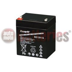 GNB Industrial Power By Exide Technologies 12v Powerfit S312/4 S  4.5Ah VRLA  Long Life