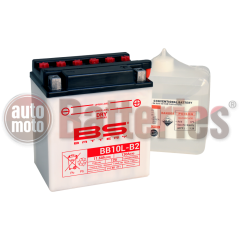 Μπαταρία Μοτοσυκλέτας BS-BATTERY  BB10L-B2  DRY 11.6AH 130EN Αντιστοιχία YB10L-B2