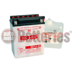 Μπαταρία Μοτοσυκλέτας BS-BATTERY  BB14-B2  DRY 14.7AH 175EN Αντιστοιχία YB14-B2