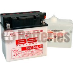 Μπαταρία Μοτοσυκλέτας BS-BATTERY  BB16CL-B DRY 20AH 250EN Αντιστοιχία YB16CL-B