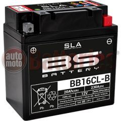 Μπαταρία Μοτοσυκλέτας BS-BATTERY  BB16CL-B SLA   20AH 230EN Αντιστοιχία  YB16CL-B