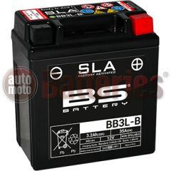 Μπαταρία Μοτοσυκλέτας BS-BATTERY BB3L-B SLA 3.2AH 35EN Αντιστοιχία YB3L-B