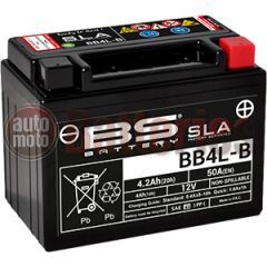 Μπαταρία Μοτοσυκλέτας BS-BATTERY BB4L-B SLA 4.2AH 50EN Αντιστοιχία YB4L-B