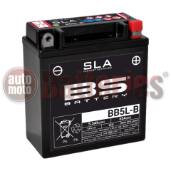 Μπαταρία Μοτοσυκλέτας BS-BATTERY BB5L-B SLA 5.3AH 65EN Αντιστοιχία YB5L-B