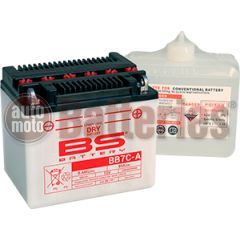 Μπαταρία Μοτοσυκλέτας BS-BATTERY  BB7C-A DRY 8.4AH 85EN Αντιστοιχία YB7C-A