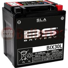 BS-BATTERY  BIX30L SLA  31.6AH 400EN Αντιστοιχία  YIX30L-BS