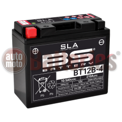 Μπαταρία Μοτοσυκλέτας BS-BATTERY BT12B-4 SLA 10.5AH 210EN Αντιστοιχία YT12B-BS-GT12B-4