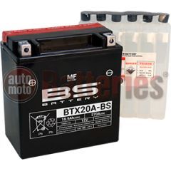 Μπαταρία Μοτοσυκλέτας BS-BATTERY  BTX20A-BS  MF 17.9AH 270EN Αντιστοιχία YTX20A-BS-YTX20CH-BS