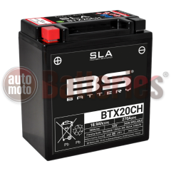 Μπαταρία Μοτοσυκλέτας BS-BATTERY  BTX20CH SLA 18.9AH 270EN Αντιστοιχία  YTX20A-BS -YTX20CH-BS