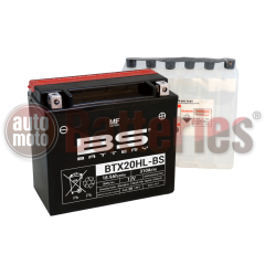 Μπαταρία Μοτοσυκλέτας BS-BATTERY  BTX20HL-BS  MF 18.9AH 310EN Αντιστοιχία  YTX20HL-BS