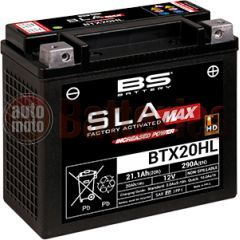 Μπαταρία Μοτοσυκλέτας BS-BATTERY  BTX20HL SLA Max 21.1AH 290 EN Αντιστοιχία  YTX20HL