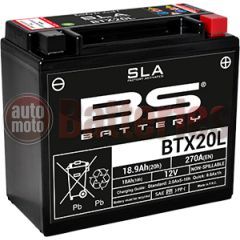 Μπαταρία Μοτοσυκλέτας BS-BATTERY  BTX20L  SLA  18.9AH 270EN Αντιστοιχία  YTX20L-BS