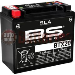 Μπαταρία Μοτοσυκλέτας BS-BATTERY  BTX20 SLA   18.9AH 270EN Αντιστοιχία  YTX20-BS