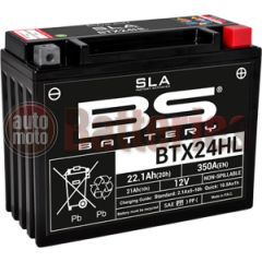 Μπαταρία Μοτοσυκλέτας BS-BATTERY  BTX24HL SLA   22.1AH 350EN Αντιστοιχία  YTX24HL-BS