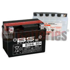 Μπαταρία Μοτοσυκλέτας BS-BATTERY  BTX4L-BS+  MF 4.2AH 50EN Αντιστοιχία YTX4L-BS