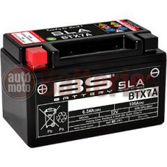 Μπαταρία Μοτοσυκλέτας BS-BATTERY BTX7A SLA 6.3AH 105EN Αντιστοιχία YTX7A-BS