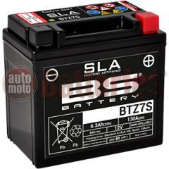 Μπαταρία Μοτοσυκλέτας BS-BATTERY BTZ7S  SLA  6.3AH 130EN Αντιστοιχία YTZ7S