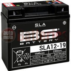 Μπαταρία Μοτοσυκλέτας BS-BATTERY  12-19 SLA  18.9AH 235EN Αντιστοιχία  YT19BL-BS