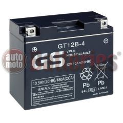 Μπαταρία Μοτοσυκλέτας GS-Battery-GT12B-4  VRLA  12V 10.5Ah  180CCA