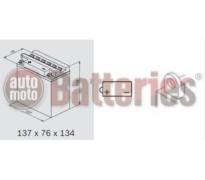 Μπαταρία Μοτοσυκλέτας BS-BATTERY  BB7-A DRY 8.4AH 105EN Αντιστοιχία YB7-A