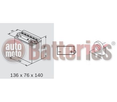 Μπαταρία Μοτοσυκλέτας BS-BATTERY  BB9L-B  DRY 9.5AH 115EN Αντιστοιχία YB9L-B