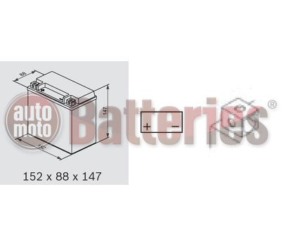 Μπαταρία Μοτοσυκλέτας BS-BATTERY  BTX14-BS  MF 12.6AH 200EN Αντιστοιχία YTX14-BS