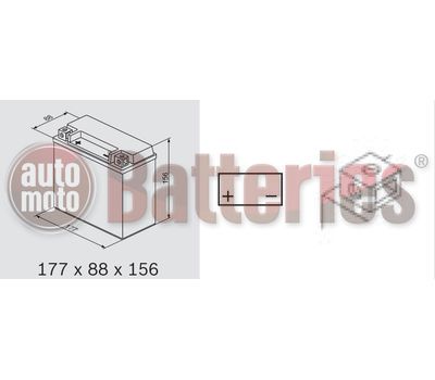 Μπαταρία Μοτοσυκλέτας BS-BATTERY  BTX20-BS  MF 18.9AH 270EN Αντιστοιχία YTX20-BS