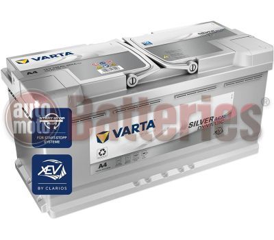 Μπαταρία Varta Silver Dynamic AGM Technology A4 12V Capacity 20hr 105 (Ah):EN (Amps): 950EN Εκκίνησης