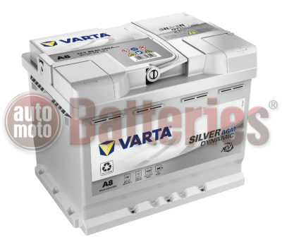 Μπαταρία Varta Silver Dynamic AGM Technology A8 12V Capacity 20hr 60 (Ah):EN (Amps): 680EN Εκκίνησης