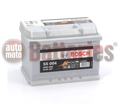 Μπαταρία Αυτοκινήτου Bosch S5004 12V 61AH-600EN A-Εκκίνησης