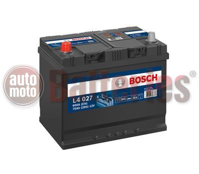 Bosch L4027 Marine & Leisure Semi Traction Batteries 75AH  600EN A Εκκίνησης