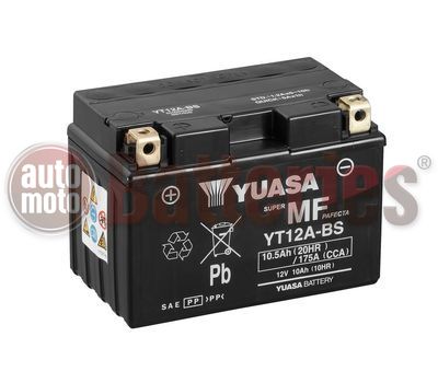 Μπαταρία Μοτοσυκλέτας Yuasa YT12A-BS 12V 10.5AH 175CCA