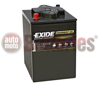 Exide Techologies Battery Equipment GEL  ES1000-6  6V 190AH  Marine Professional Dual Purpose (GEL G180)