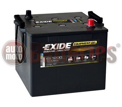 Exide Techologies Battery Equipment GEL  ES1200  12V 110AH  Marine Professional Dual Purpose (GEL G110)
