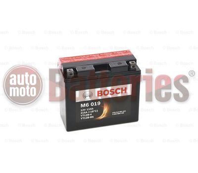 Μπαταρία Μοτοσυκλέτας Bosch M6019 AGM YT12B-BS 12V 12AH 215EN