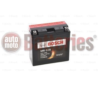 Μπαταρία Μοτοσυκλέτας Bosch M6020 AGM YT14B-BS 12V 12AH 190EN
