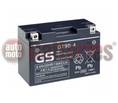 Μπαταρία Μοτοσυκλέτας GS-BATTERY  GEL GT9B-4 12V 8.4AH 130CCA
