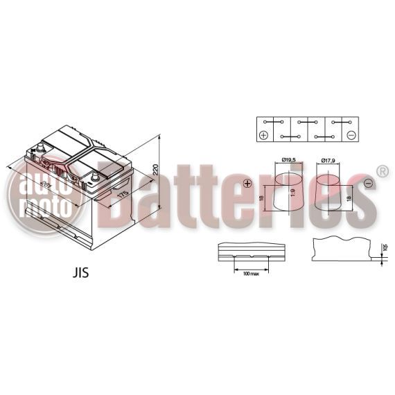 Μπαταρία Αυτοκινήτου Exide Premium EA755 12V 75AH  630EN A Εκκίνησης
