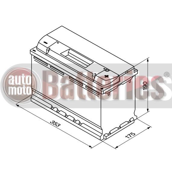 Μπαταρία Αυτοκινήτου Banner Power Bull PROfessional P10040 12V 100AH- 820EN Original Equipment Technology