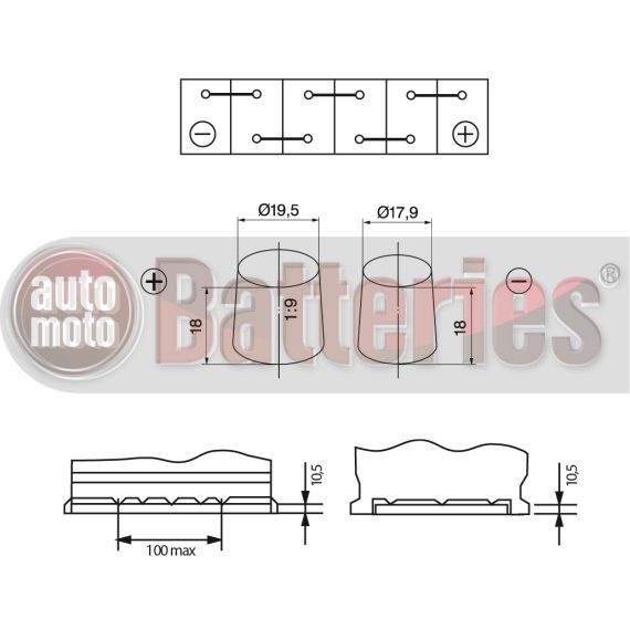 Μπαταρία Αυτοκινήτου Banner Power Bull PROfessional P10040 12V 100AH- 820EN Original Equipment Technology